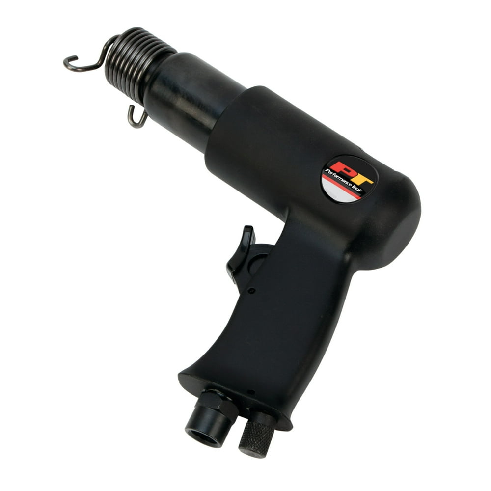 Performance Tool M668 Heavy Duty Air Hammer with 5 Chisels, Black - Image 1