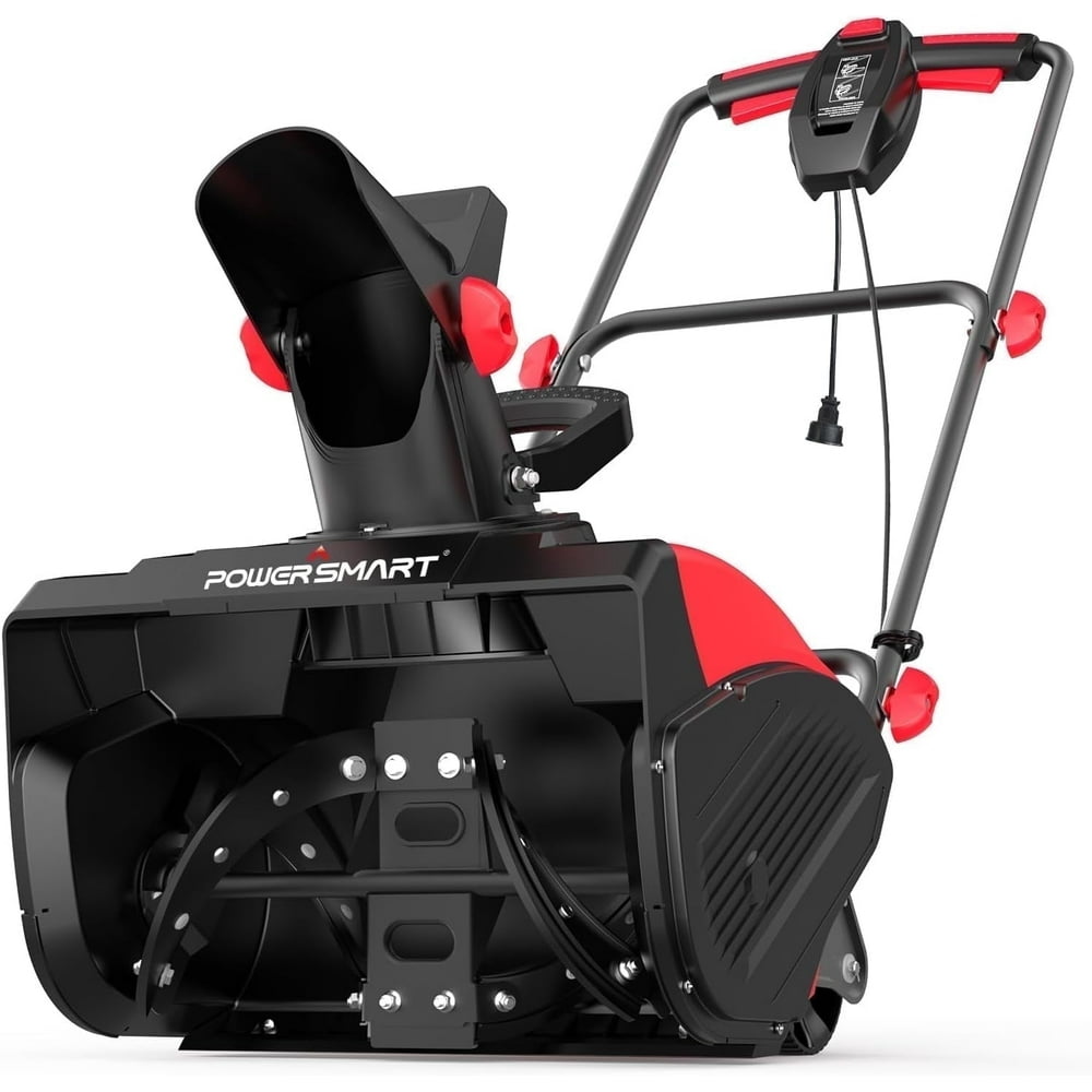 PowerSmart 18-Inch Corded Electric Snow Blower, 15 Amp Motor, 30 ft Throwing Distance (DB7517) - Image 1