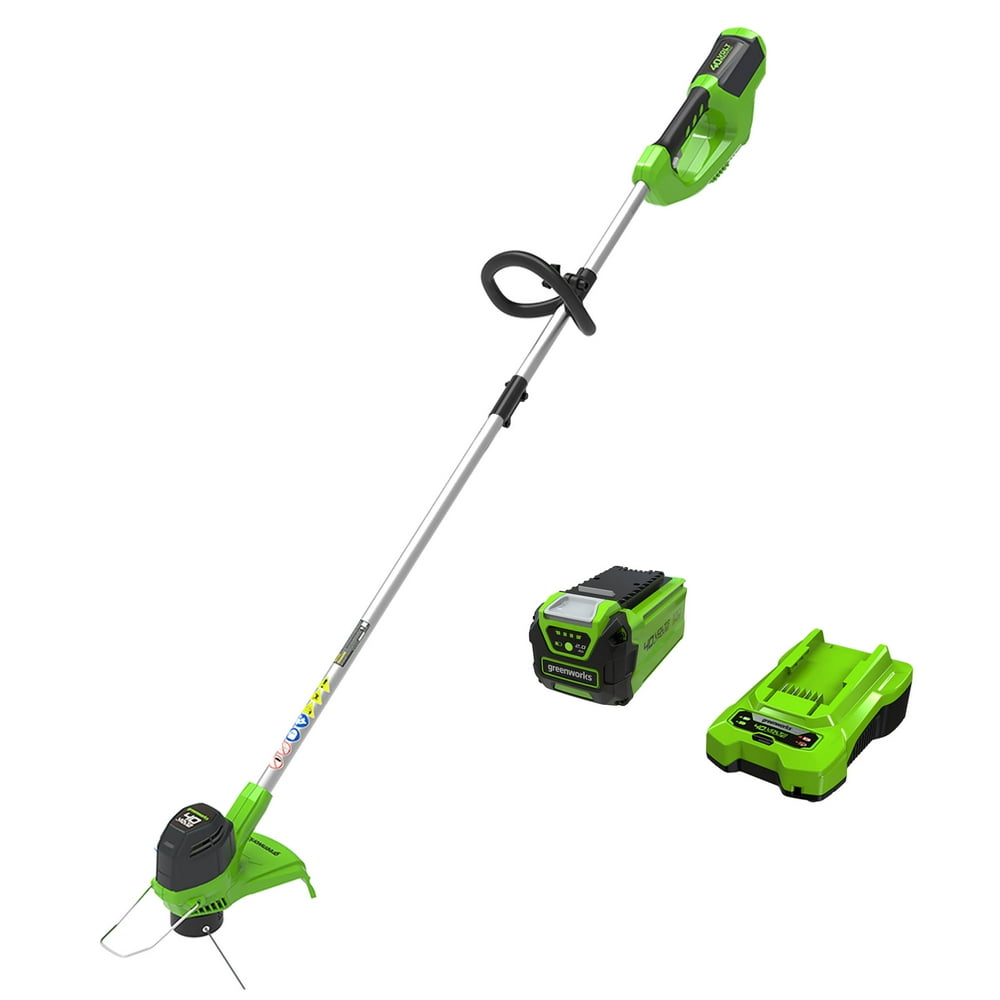 Greenworks 40V 12" Cordless String Trimmer, 2.0Ah Battery and Charger Included - Image 1