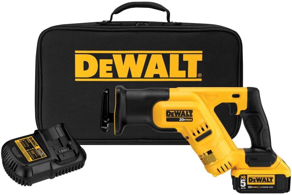DEWALT 20V MAX* Cordless Reciprocating Saw Kit, 5 Amp-Hour Battery (DCS387P1) - Image 1