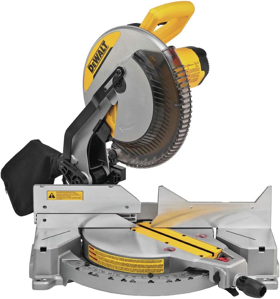 Dewalt DWS715R 12 in. 15 Amp Single Bevel Compound Miter Saw (Renewed) - Image 1