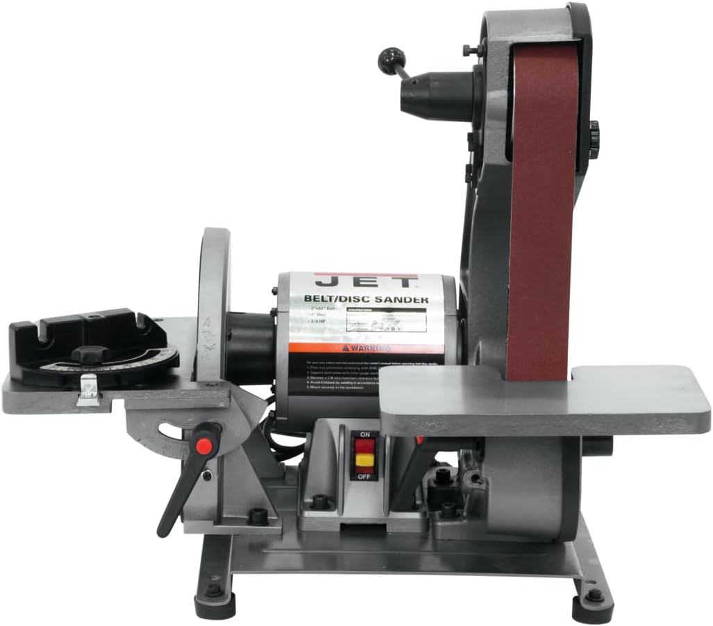 3/4 HP 2 in. x 42 in. Benchtop Belt and 8 in. Disc Sander, 115-Volt J-41002 - Image 1