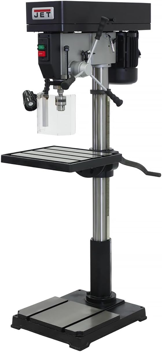 JET 22-Inch Floor Drill Press, 12 Speed, 1-1/2 HP, 115/230V 1Ph (Model IDP-22) - Image 1