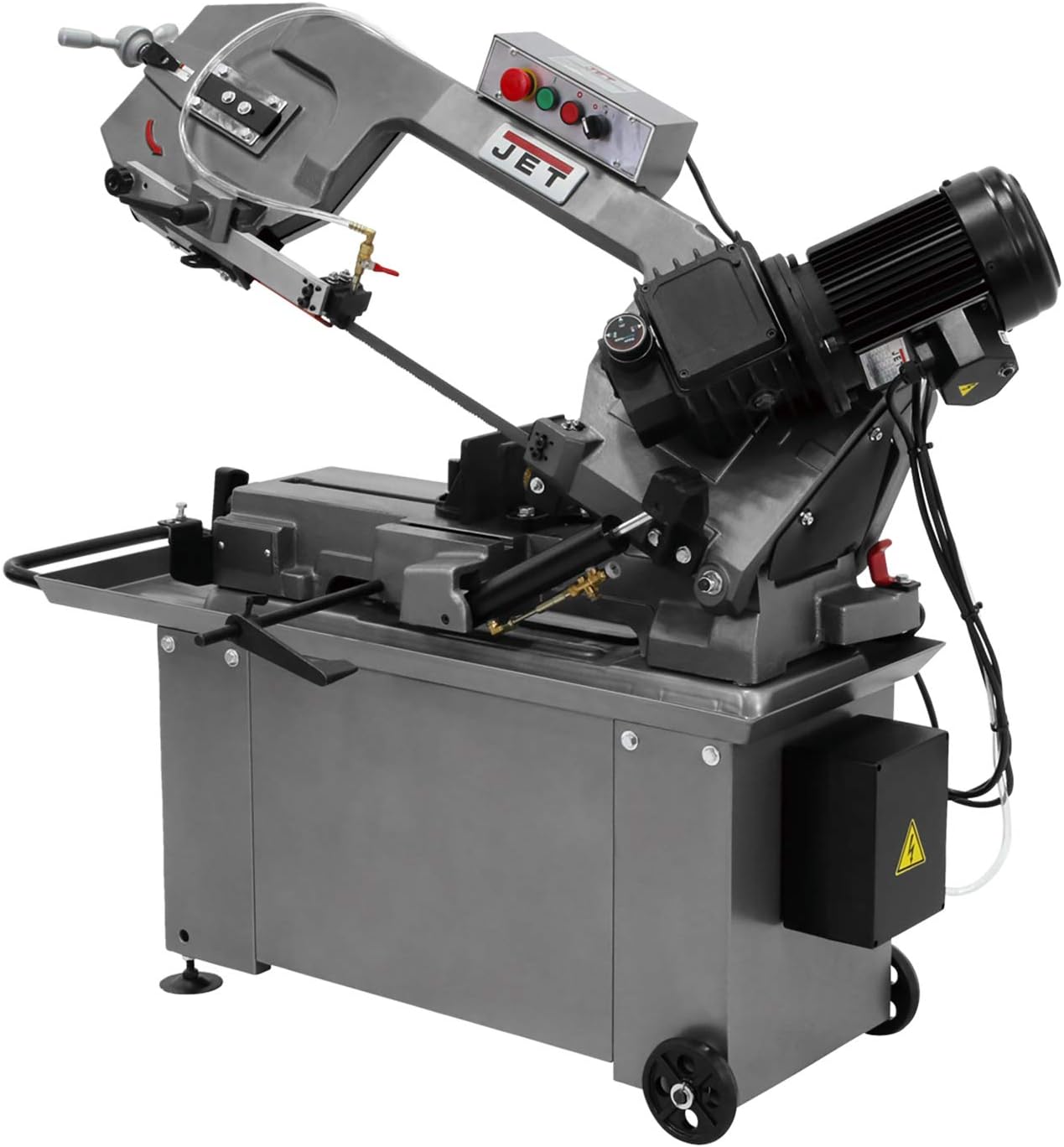 JET 8" x 14" Geared Head Horizontal Bandsaw, 1 HP, 115/230V 1Ph (HBS-814GH) - Image 1