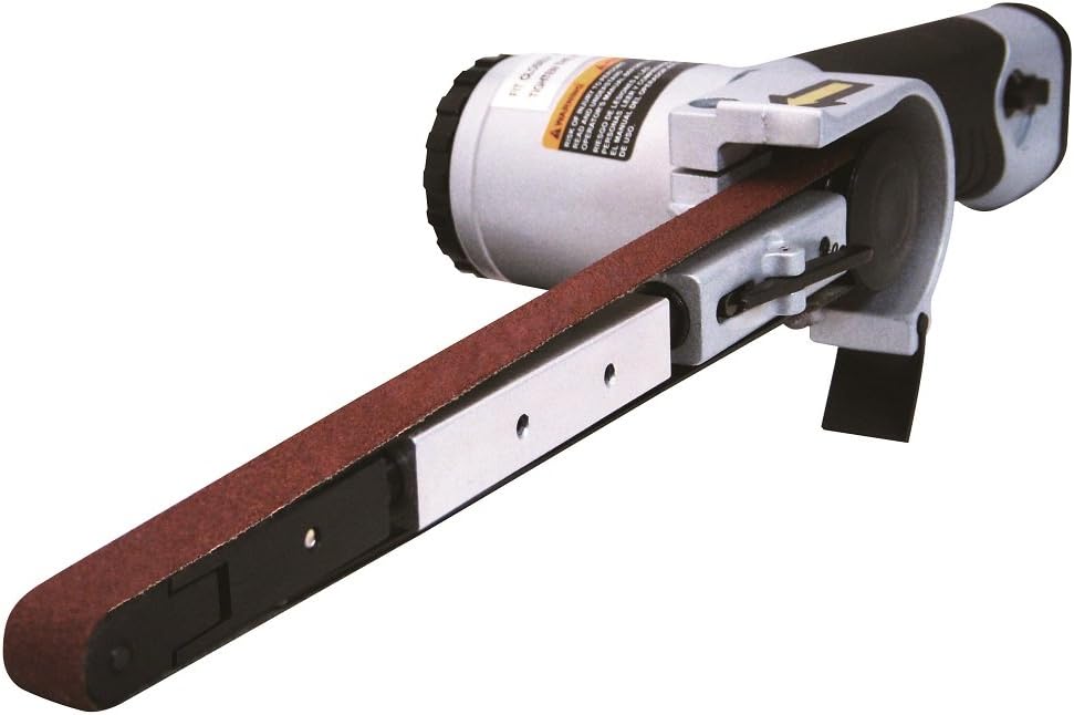 Astro Pneumatic 3037 Air Belt Sander (1/2" x 18") with 3pc Belts (#36, #40 & #60) - Image 1