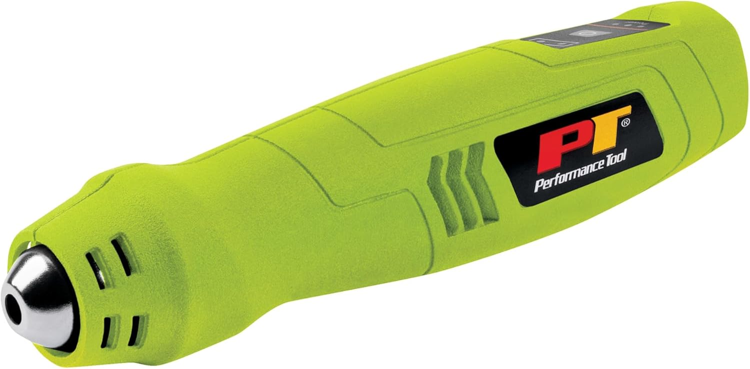 Performance Tool W2082 Compact Rechargeable Cordless Heat Gun, 600 Degree Max Output, Vinyl Wrap, Shrink Tubing, Wire Connectors, Crafts, Phone Repair - Image 1