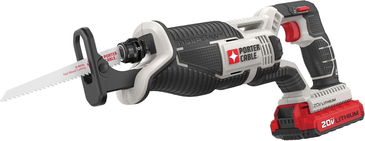 Porter Cable 20-volt Variable Speed Cordless Reciprocating Saw (Bare Tool) - Image 1