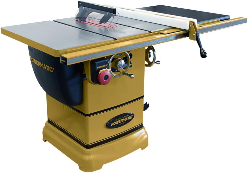 Powermatic 10-Inch Table Saw, 30-Inch Rip, 1-3/4 HP, 115/230V 1Ph (Model PM1000) - Image 1