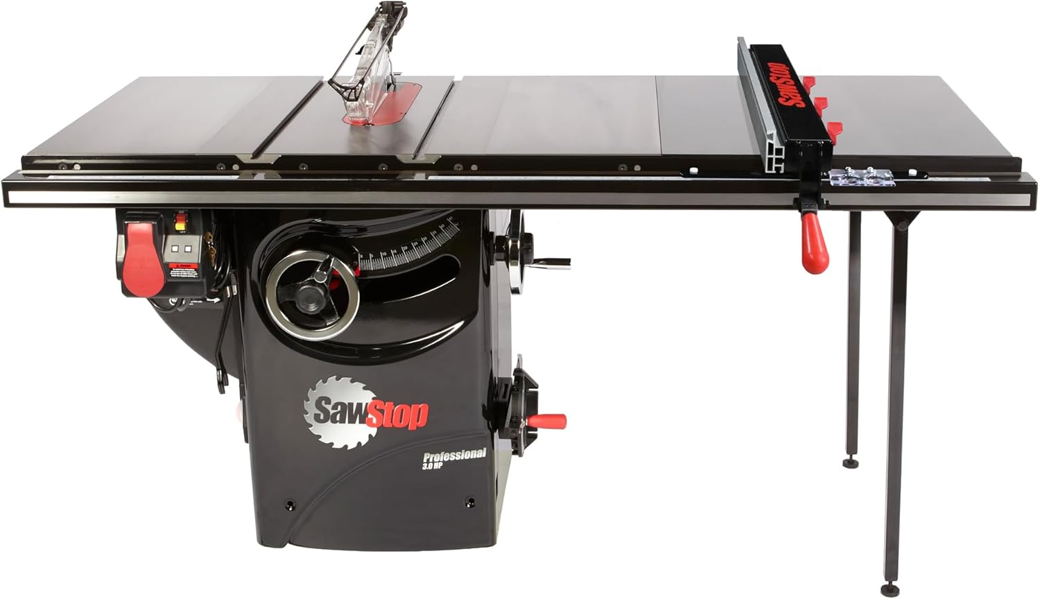 Sawstop 10 Inch 3HP 1 Phase Professional Cabinet Saw with 36 Inch T-Glide Advance Rip Fence - Image 1
