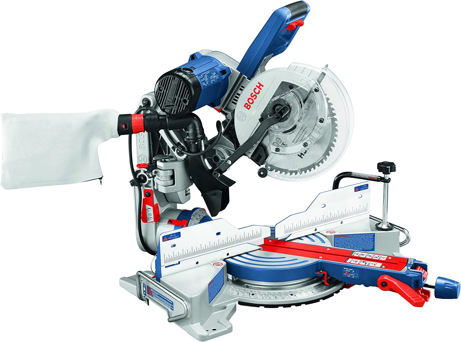 15 Amp Corded 10 in. Dual-Bevel Sliding Glide Miter Saw with 60-Tooth Carbide Saw Blade - Image 1