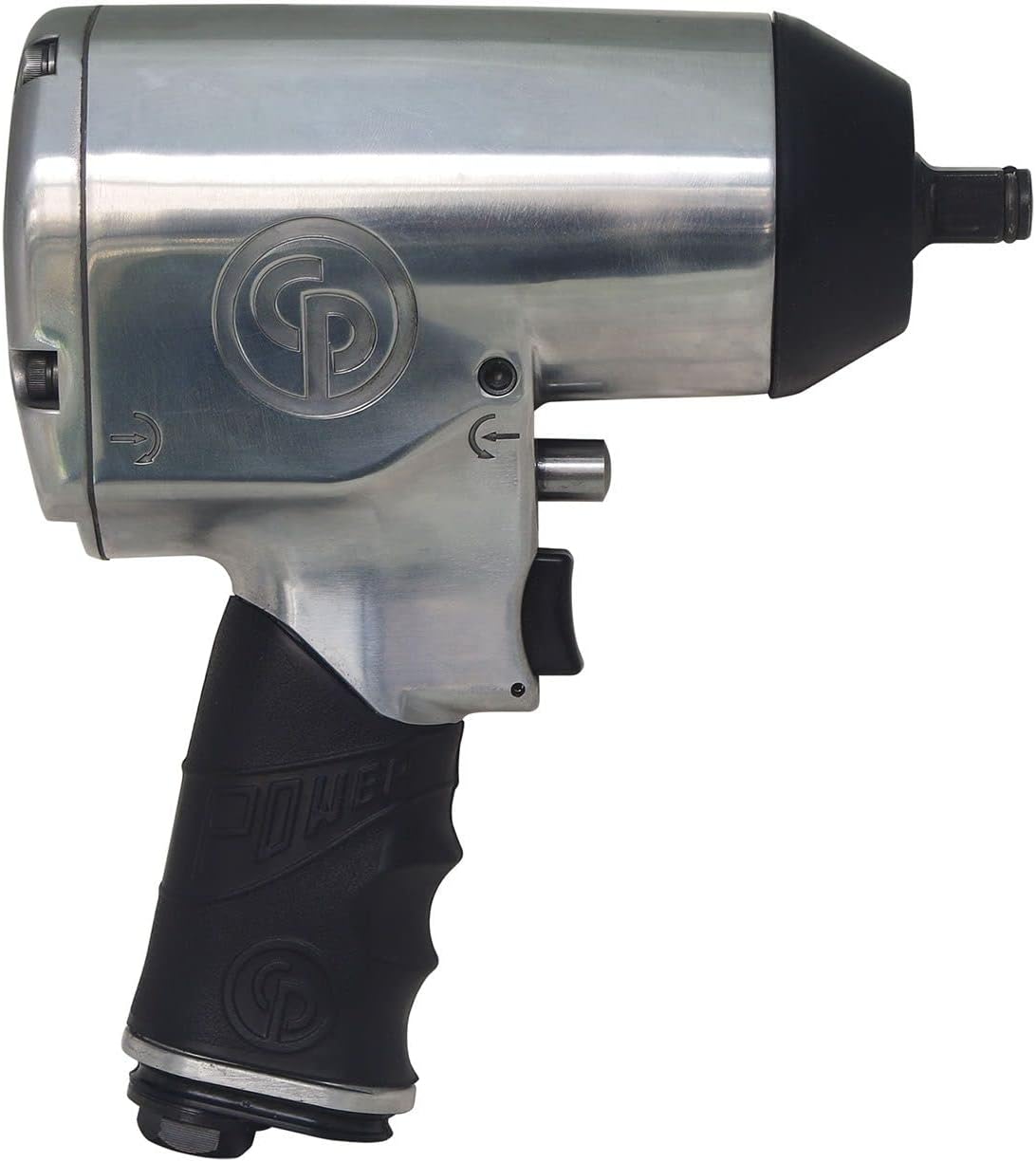 Chicago Pneumatic CP749 Air Impact Wrench (1/2 Inch), Air Impact Gun Industrial Repair & Assembly Tool, Pistol Handle, Twin Hammer, Max Torque Output 610 ft. lbf/827 Nm 6400 RPM - Image 1