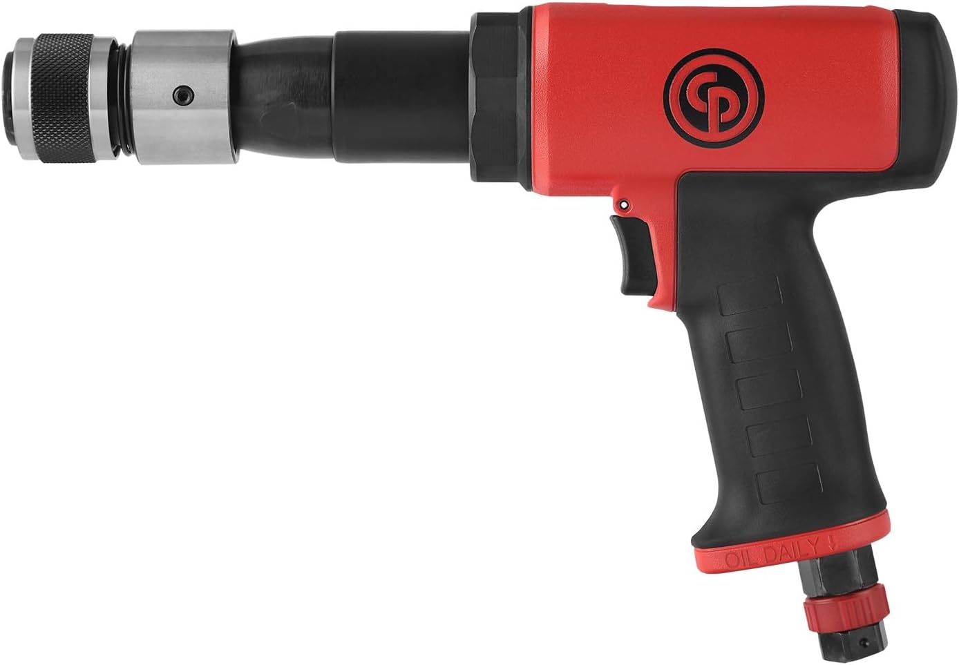 Chicago Pneumatic CP7165 - Air Long Hammer,0.401 Inch (10.2 mm), Round Shank, Low Vibration, Stroke 3.5 in / 89 mm, Bore Diameter 0.75 in / 19 mm, 2500 Blow Per Minute, Welding Equipment Tool - Image 1