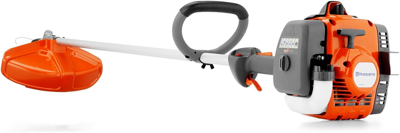 Husqvarna 122L Gas String Trimmer, 22-cc, 2-Cycle, 17-Inch Straight-Shaft Gas Weed Eater with Lightweight Design and T25 Trimmer Head - Image 1