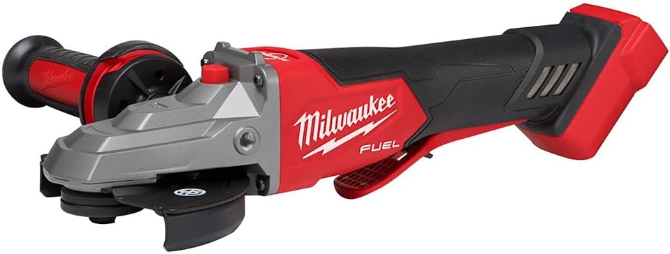 M18 FUEL 5" Flathead Braking Grinder, Paddle Switch No-Lock + M18 HIGH OUTPUT XC6.0 Battery Pack - Image 1