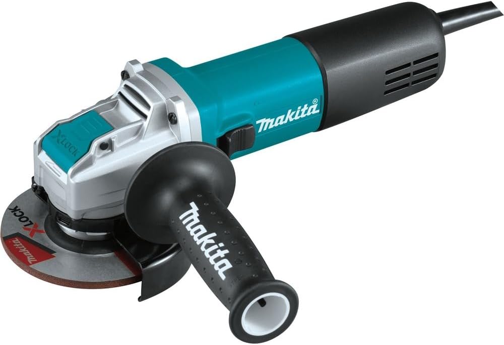 Makita GA4570-R 7.5 Amp 4-1/2 in. Corded X-LOCK Angle Grinder (Renewed) - Image 1