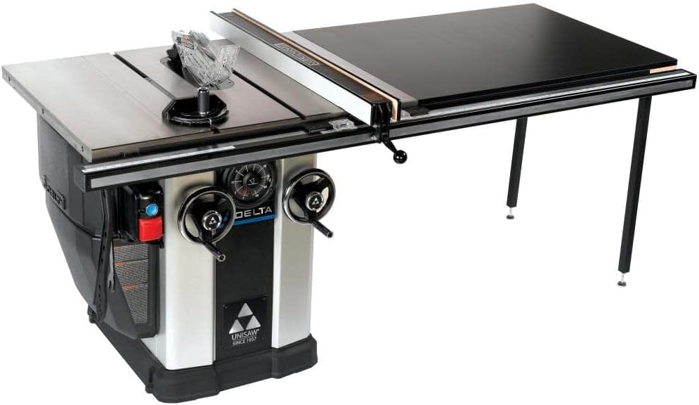 Delta 3HP 10 Inch Table Saw with 52 Inch Biesemeyer Fence System - Image 1