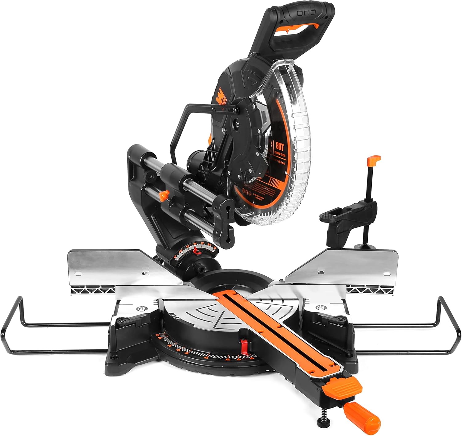 WEN MM1215 15-Amp 12-Inch Dual Bevel Sliding Compound Miter Saw with LED Cutline - Image 1