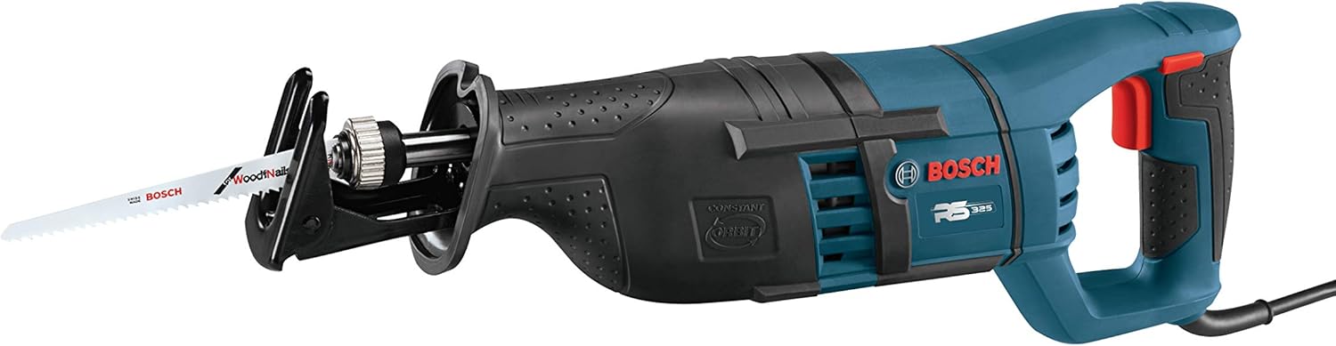 BOSCH RS325 120-Volt 12 Amp Reciprocating Saw, Variable Speed, Compact - Image 1