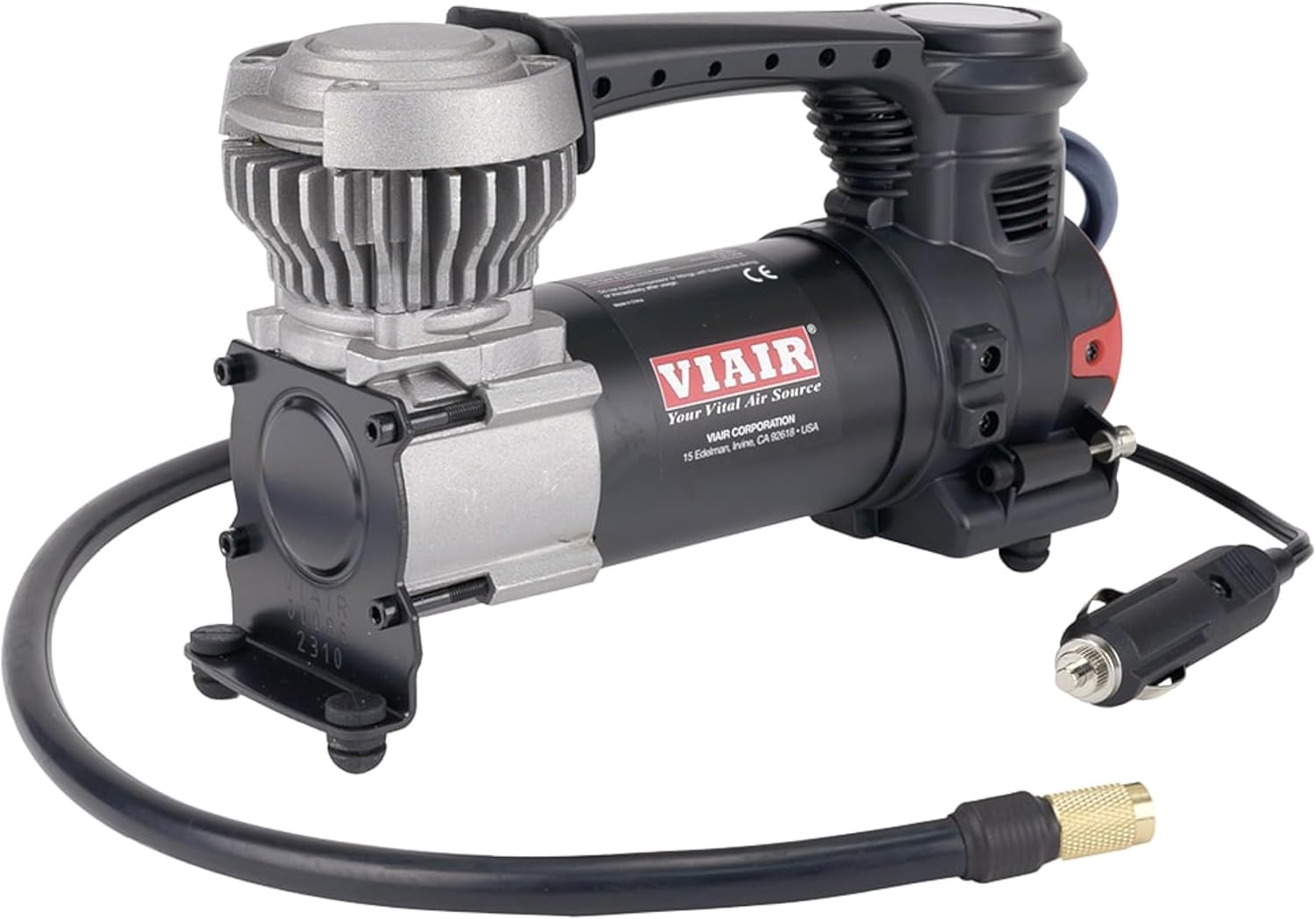 VIAIR 85P - 00085 Tire Inflator Portable Air Compressor for Car, Truck & SUV 12V On/Offroad Tire Pump Air Compressor Portable Heavy Duty 60 PSI, Cigarette Plug, Twist Chuck - Image 1