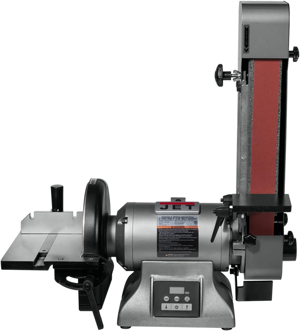 IBDG-248VS Variable Speed Bench 2x48 in. BELT x 9 in. DISC Sanders - Image 1