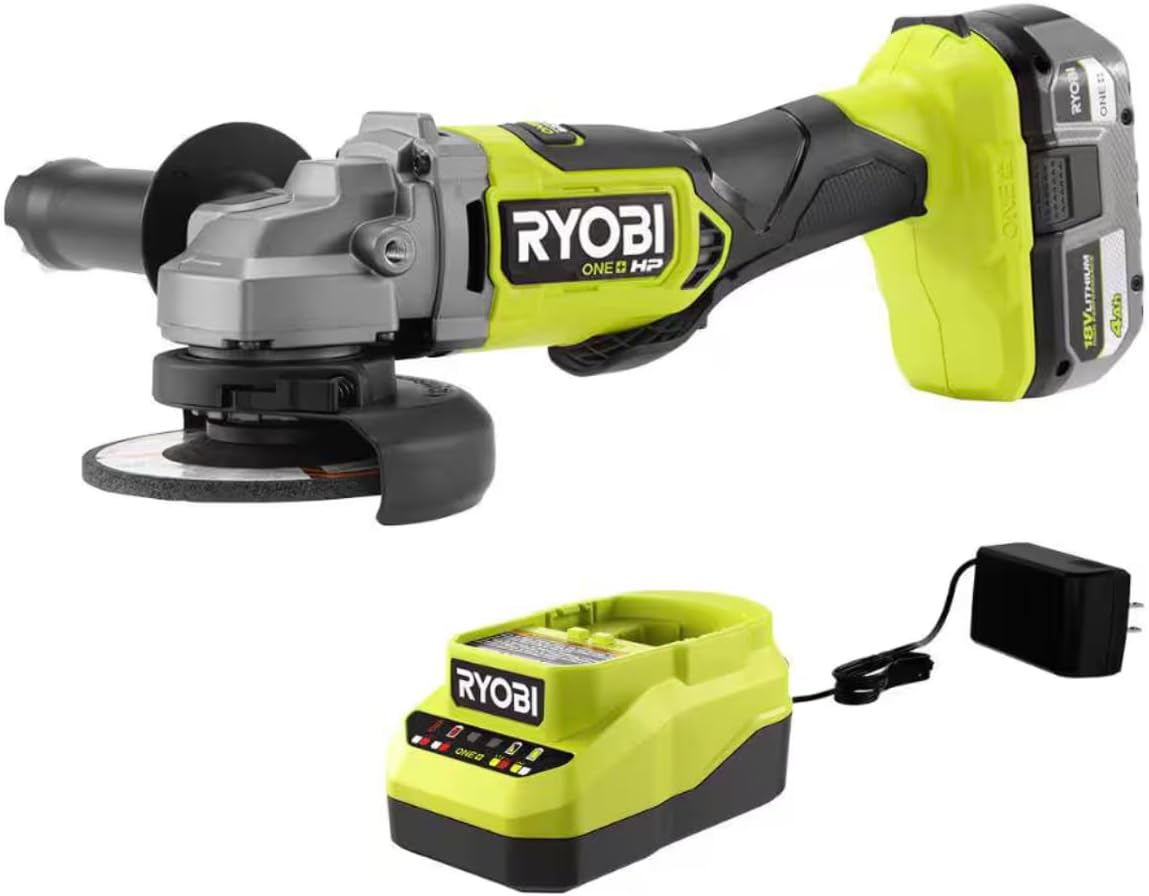 ONE+ HP 18V Brushless Cordless 4-1/2 in. Angle Grinder (Tool Only) - Image 1