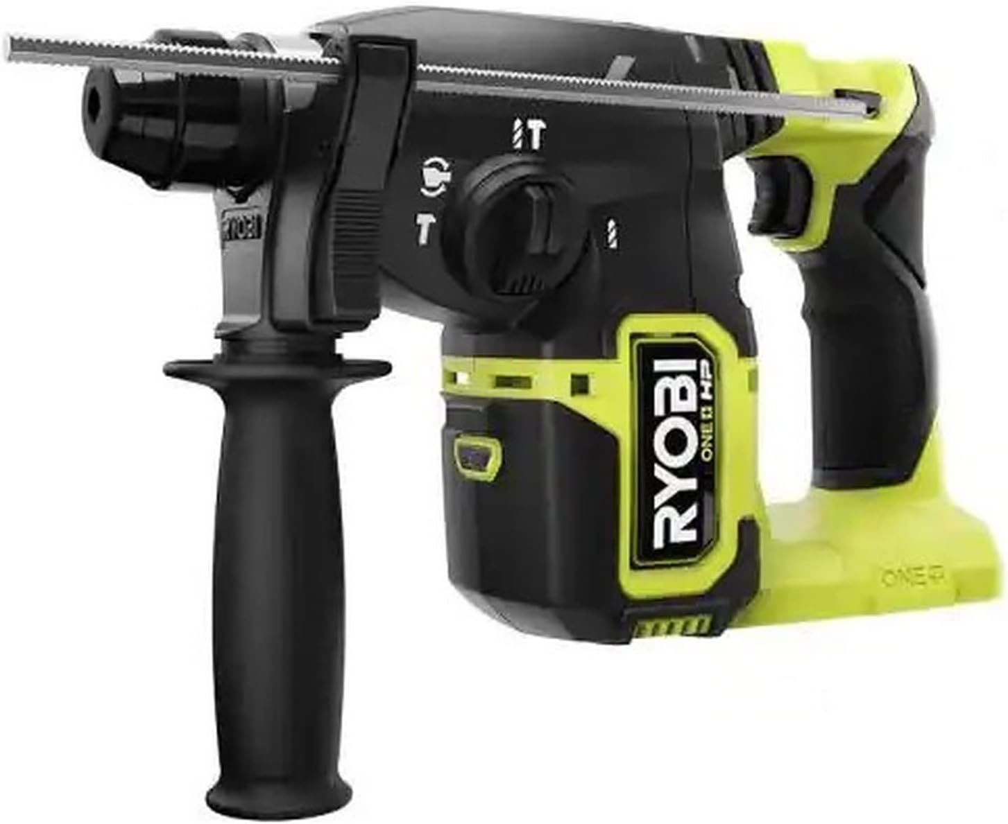 RYOBI ONE+ HP 18V Brushless Cordless 1 in. SDS-Plus Rotary Hammer Drill (Tool Only), Black Green (P223) - Image 1