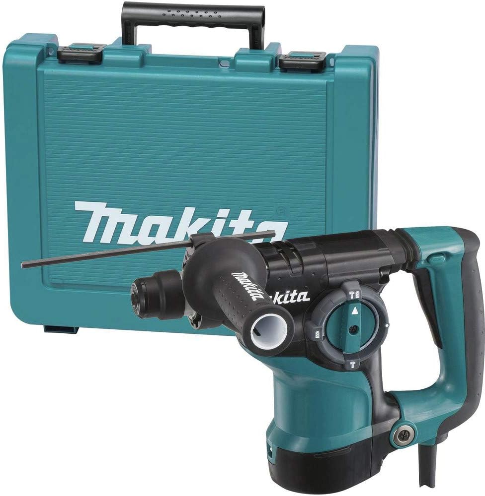 Makita HR2811FX 1-1/8'' Rotary Hammer, accepts SDS-PLUS bits and 4-1/2" Angle Grinder - Image 1