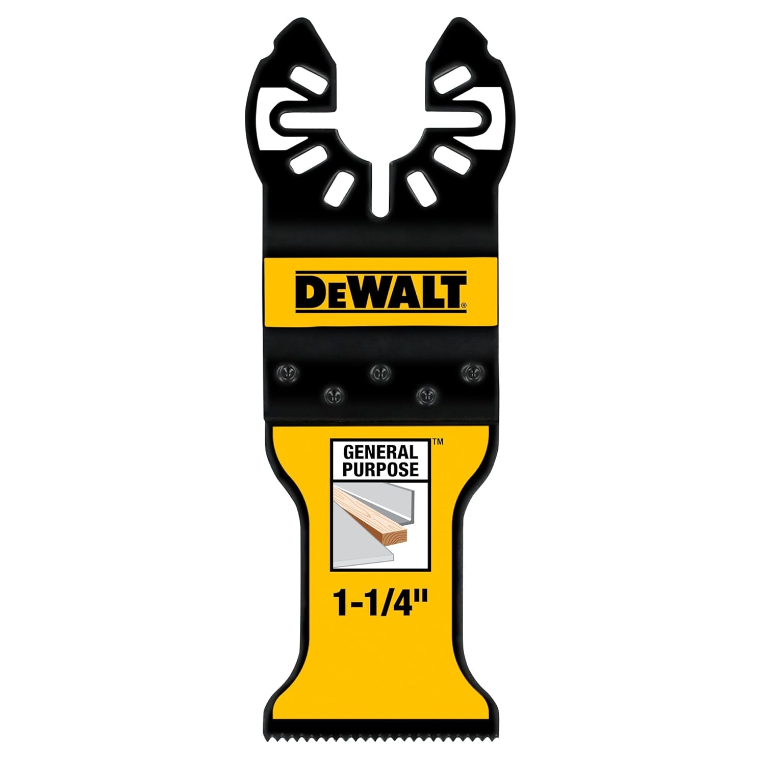 DEWALT 1-1/4 In, Titanium Oscillating Tool Blade For Wood with Nails, 3 Pack, (DWA4203-3) - Image 1