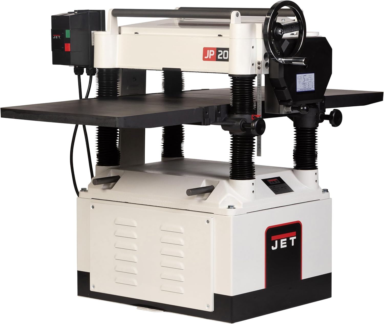 JET Black 20 Inch Helical Head Planer, 5HP, 1PH - Image 1
