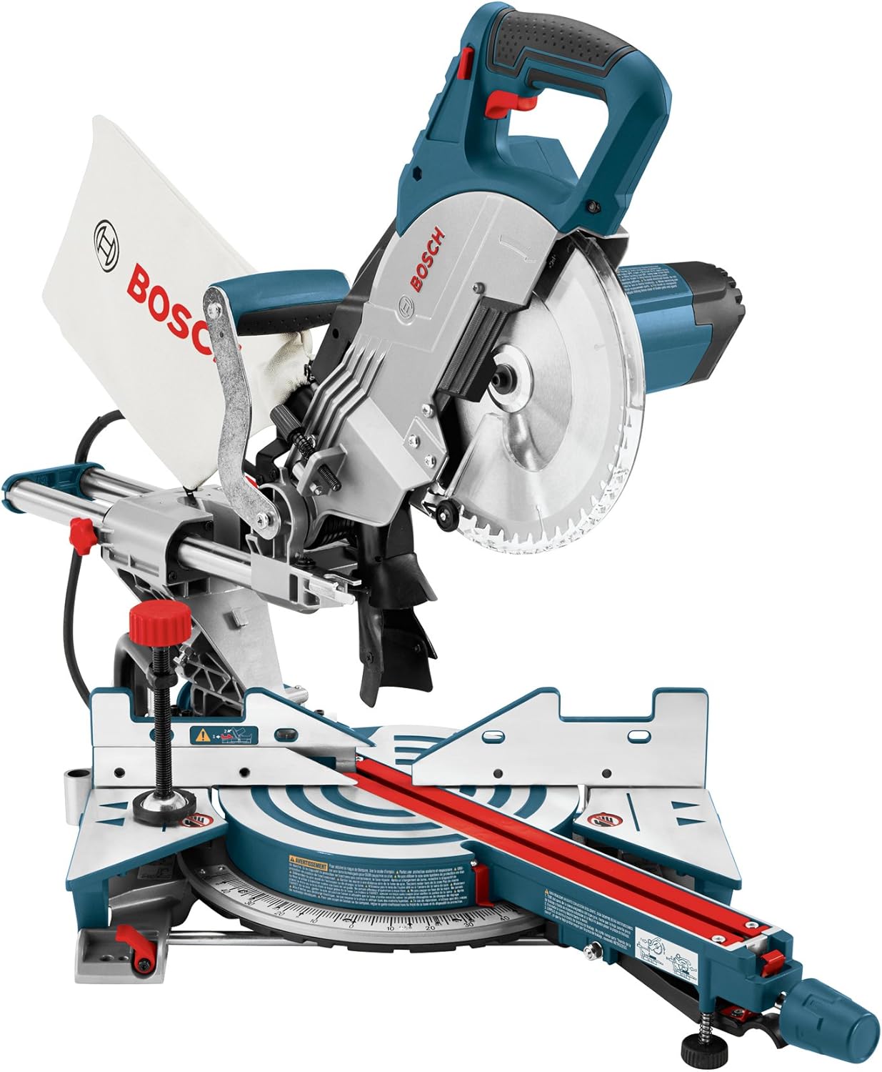 12 Amp 8-1/2 in. Corded Portable Single Bevel Sliding Compound Miter Saw with 48-Tooth Carbide Blade - Image 1