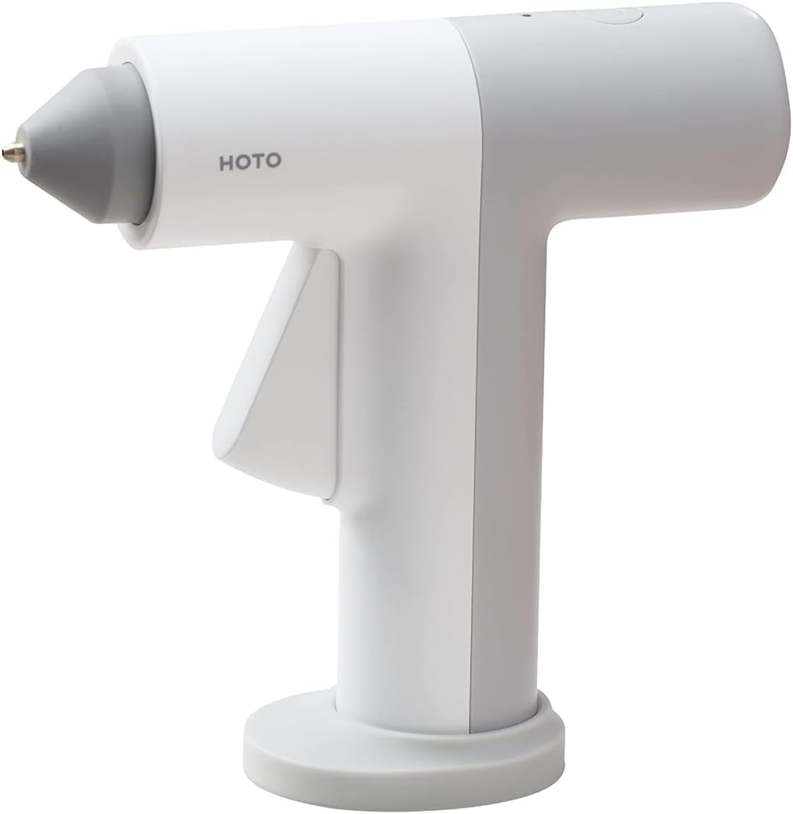 HOTO Cordless Hot Glue Gun, Minimalist Style, 30s Heating Fast, Smart Power-off, Compact Size, Intelligent Temperature Control, USB-C Rechargeable,10 Glue Sticks for Crafts, DIY Arts, Home Repairs - Image 1