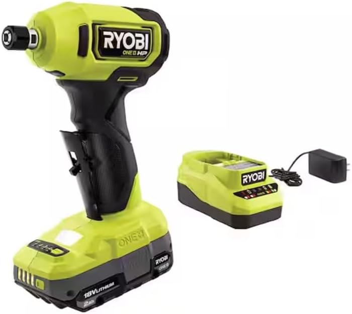 RYOBI 18V ONE+ HP Compact Brushless 1/4" Right Angle Die Grinder Kit - Image 1