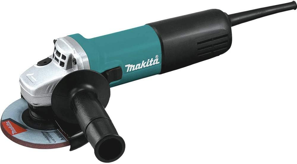 Makita 9557NB 4-1/2" Angle Grinder, with AC/DC Switch, Teal - Image 1