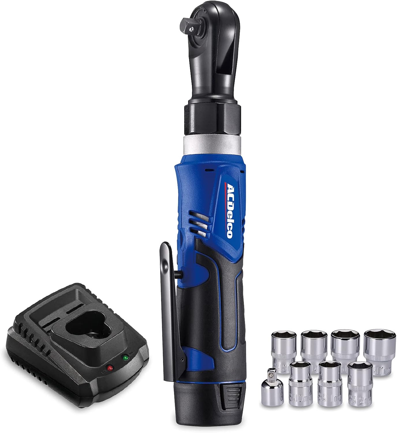 ACDelco ARW1209P G12 Series 12V Li-ion Cordless 3/8” 45 ft-lbs. Ratchet Wrench Tool Kit (Tool Only) - Image 1