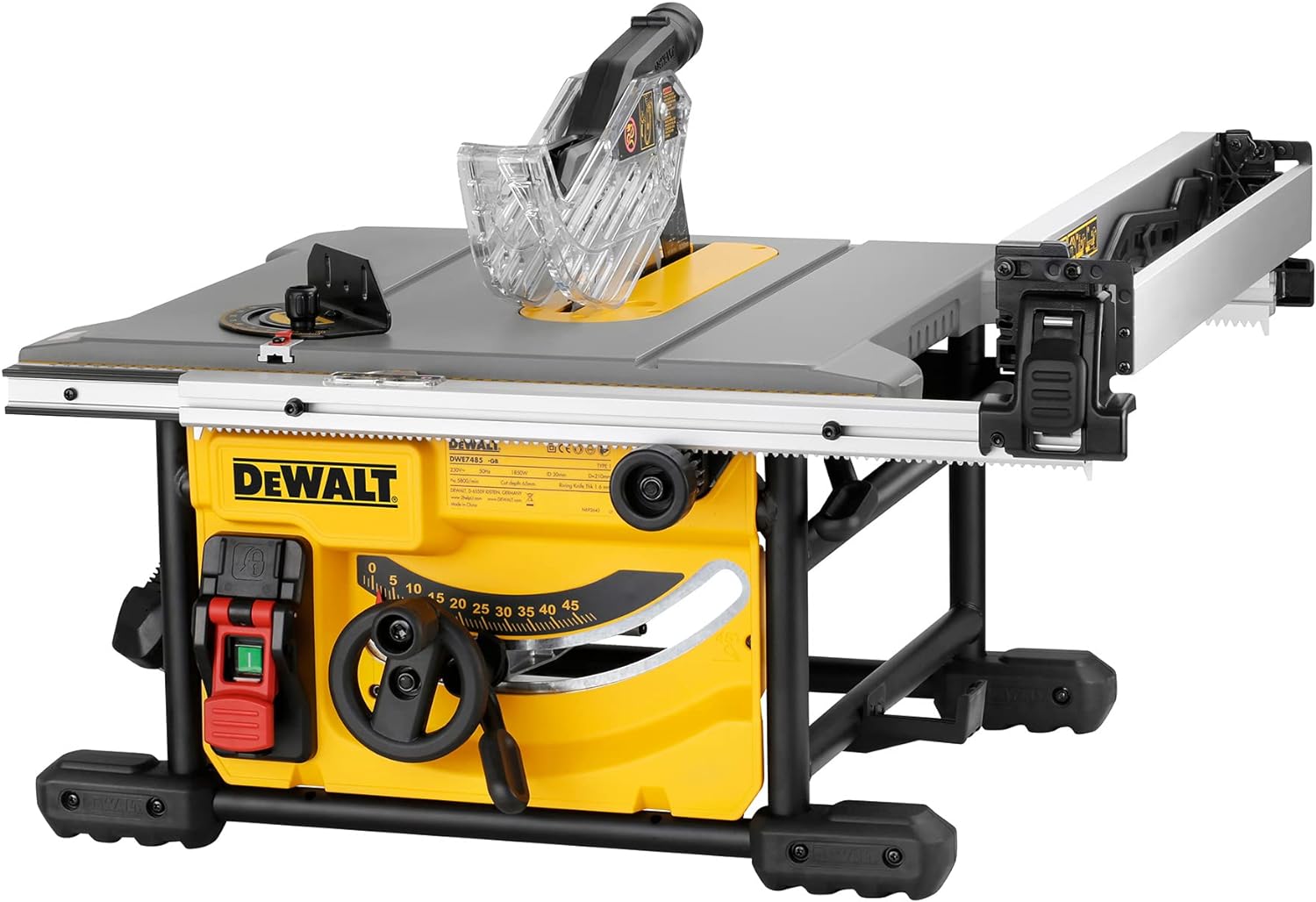Dewalt DWE7485R 120V 15 Amp Compact 8-1/4 in. Corded Jobsite Table Saw (Renewed) - Image 1