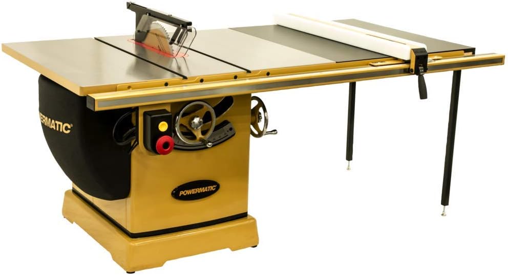 Powermatic 7.5HP 3PH Table Saw with 50in Accu-Fence and Workbench - Image 1