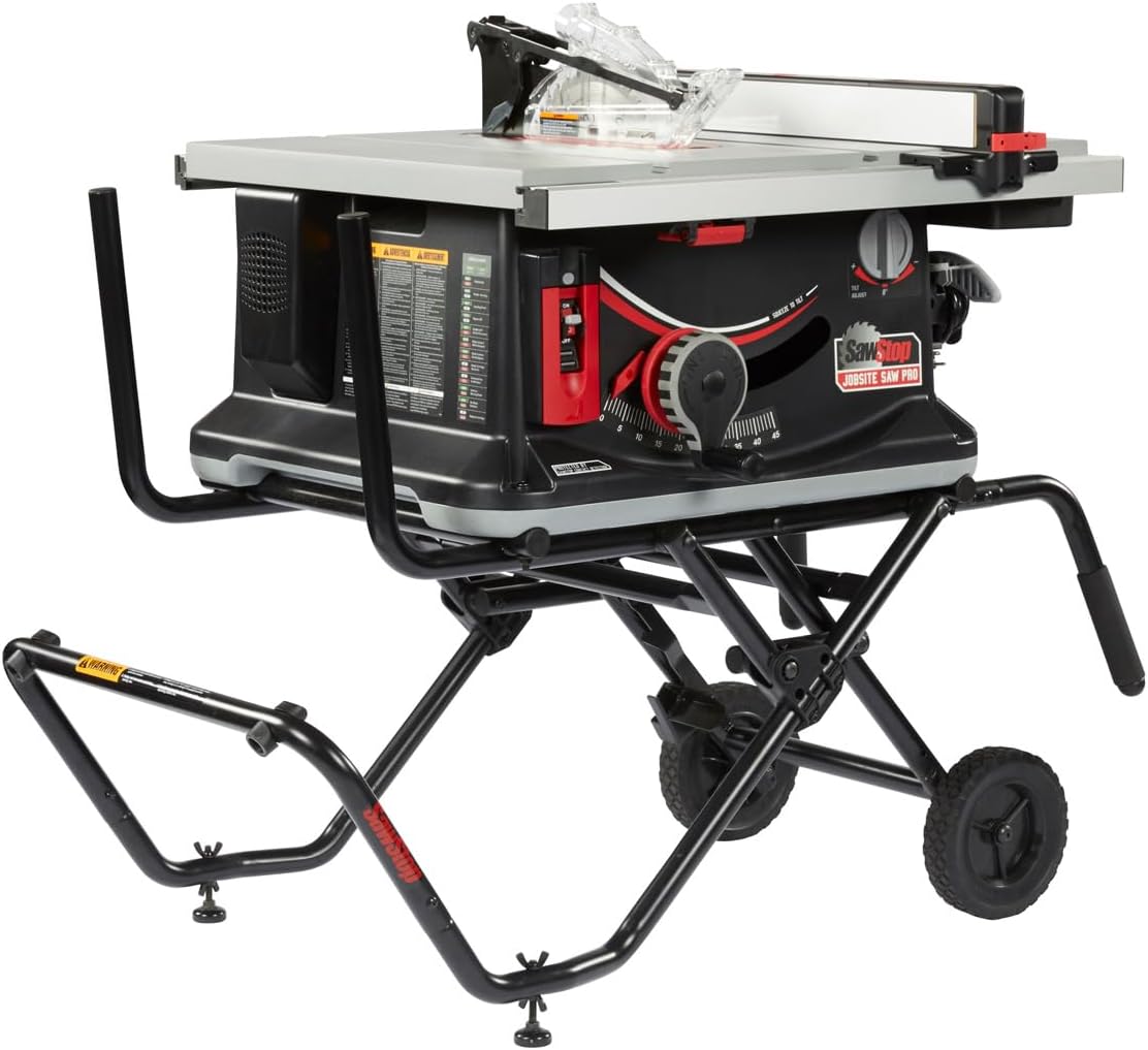 Jobsite Saw PRO with Mobile Cart Assembly - 15A 120V 60Hz - Image 1