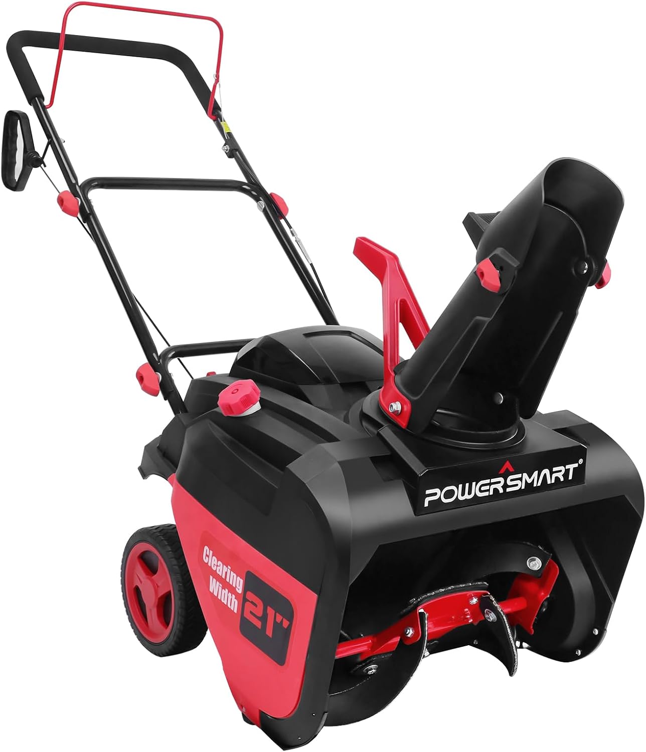 PowerSmart Snow Blower Gas Powered 21-Inch Single-Stage 212cc Engine with Recoil Start, Compact Lightweight Design - Image 1