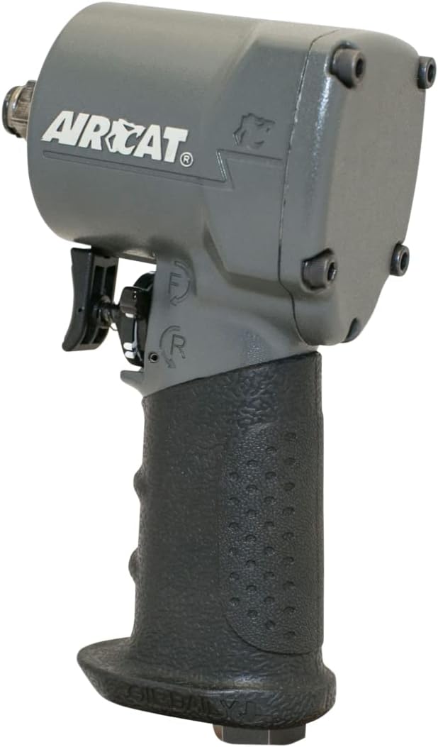 AIRCAT Pneumatic Tools 1057-TH: Stubby Impact Wrench 700 ft-lbs - 1/2-Inch - Image 1