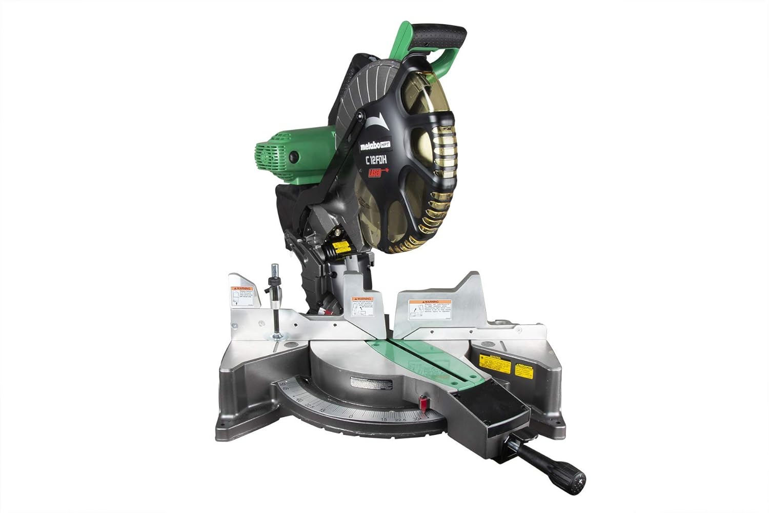 Metabo HPT C12FDHSM 15 Amp Dual Bevel 12 in. Corded Miter Saw with Laser Guide (Renewed) - Image 1