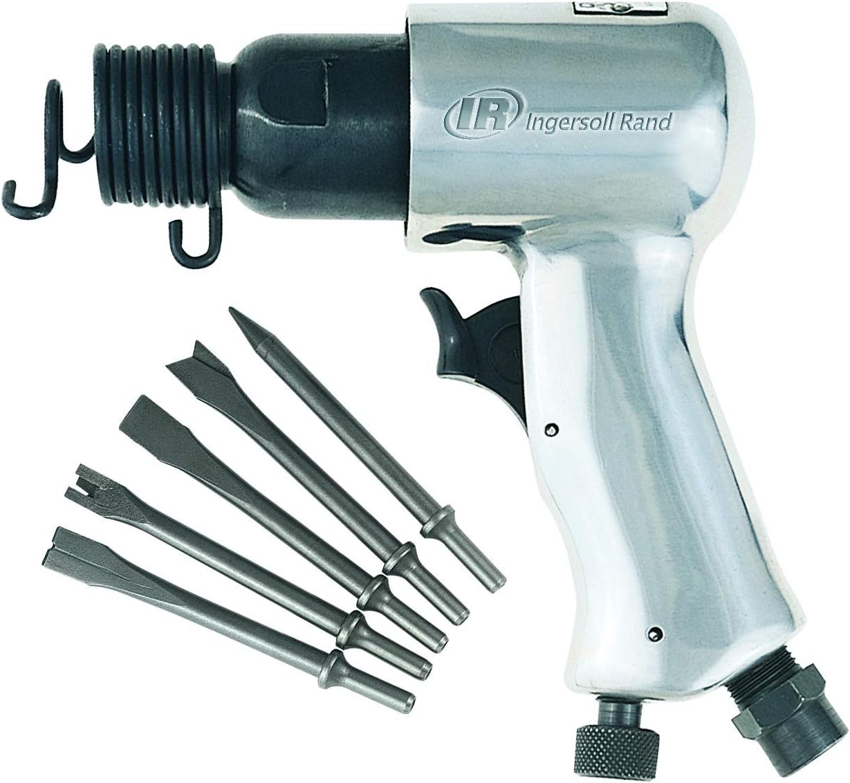 Ingersoll Rand Ingersoll-Rand 115 Standard Duty 5,000 Blows-Per-Minute Pneumatic Hammer, 115K - Tool plus 5 Piece Chisel Set - Image 1