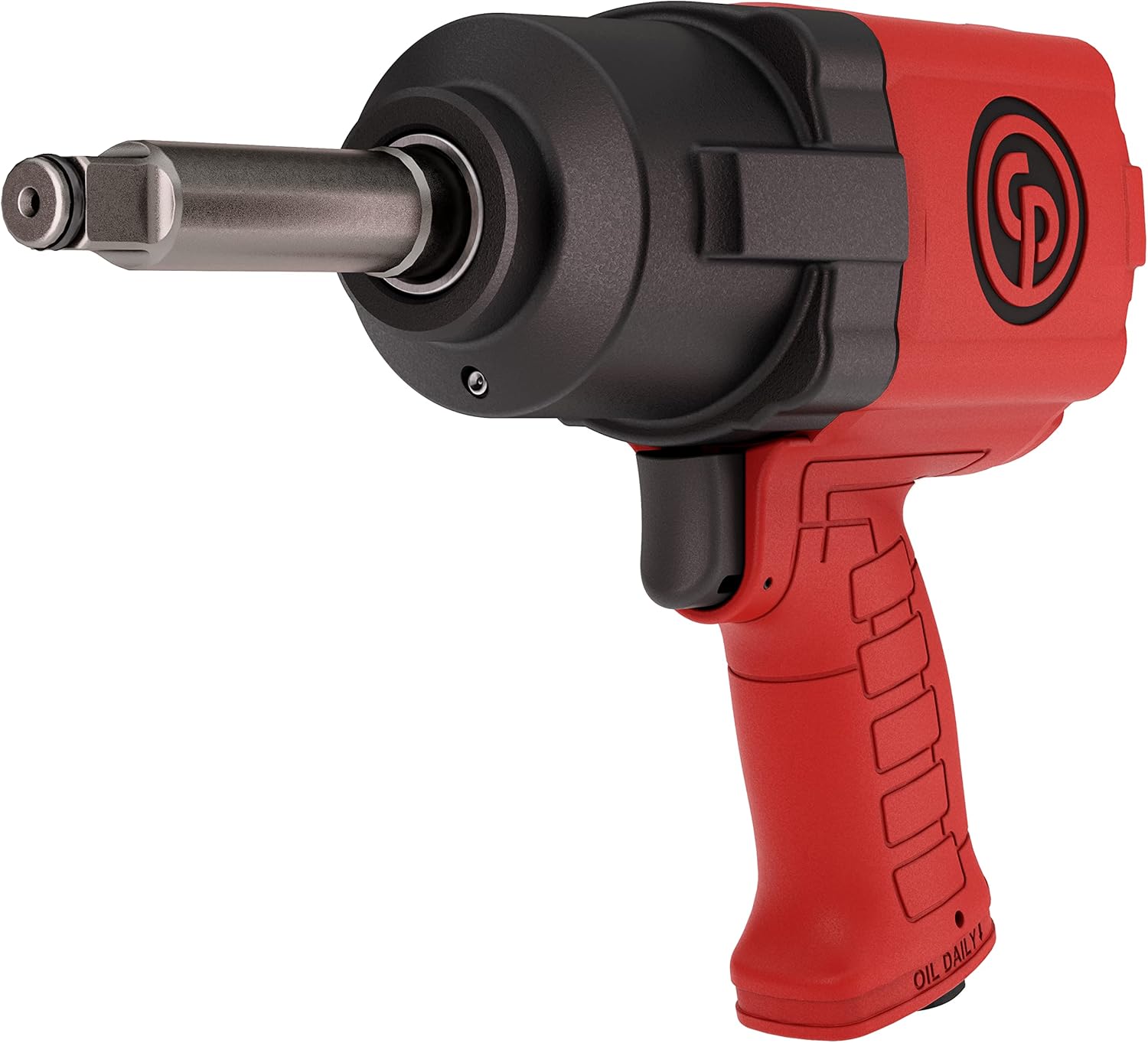 Chicago Pneumatic CP7741-2 Air Impact Wrench (1/2 Inch), 2 Inch Ext Anvil, Air Impact Gun Industrial Repair & Assembly Tool, Pistol Handle, Twin Hammer, Max Torque Output 715 ft. lbf/970 Nm, 10000 RPM - Image 1