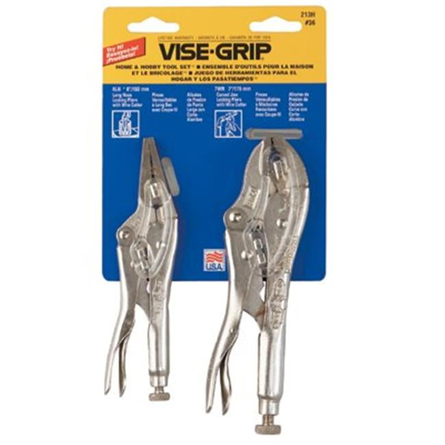 IRWIN Vise-Grip 6 & 7 in. Alloy Steel Locking Pliers Set Silver 2 pk - Image 1