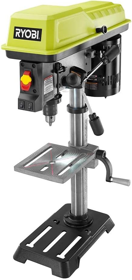 RYOBI 10 in. 5 Speed Drill Press with EXACTLINE Alignment System - Image 1