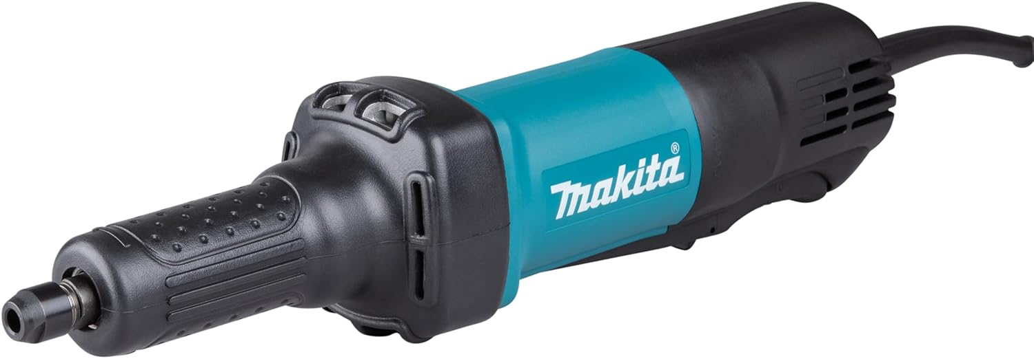 Makita GD0600 1/4" Paddle Switch Die Grinder, with AC/DC Switch, Blue - Image 1