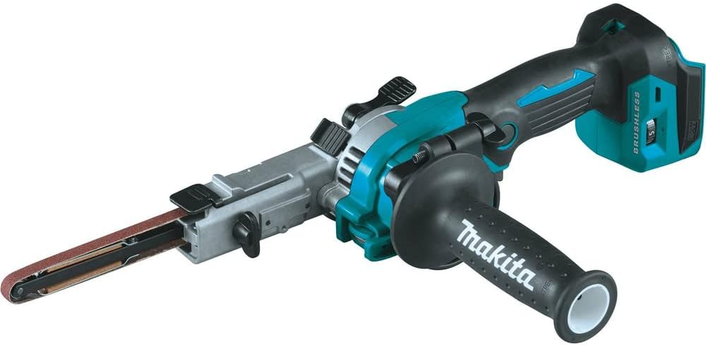 Makita XSB01Z 18V LXT® Lithium-Ion Brushless Cordless 3/8" x 21" Detail Belt Sander, Tool Only - Image 1