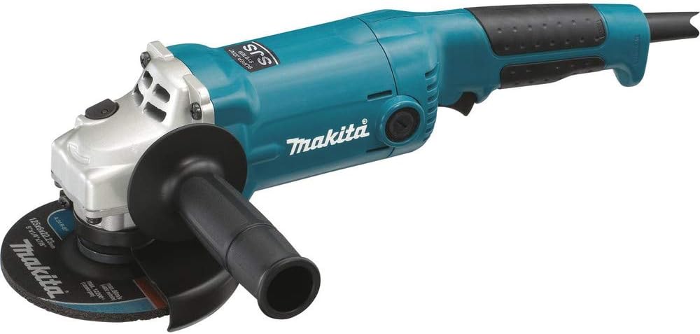 Makita GA5020 5" SJS Angle Grinder, with AC/DC Switch, Blue - Image 1