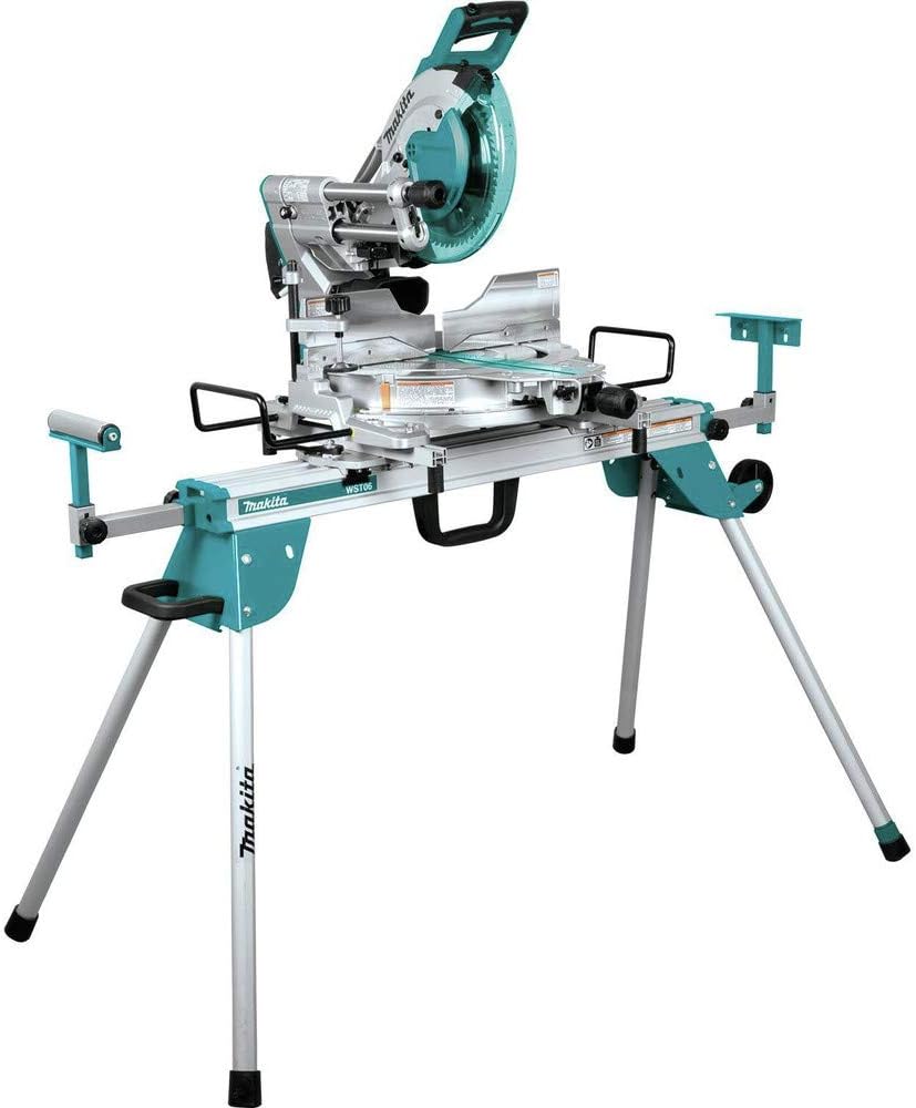 Makita LS1019LX 10" Dual-Bevel Sliding Compound Miter Saw with Laser and Stand - Image 1