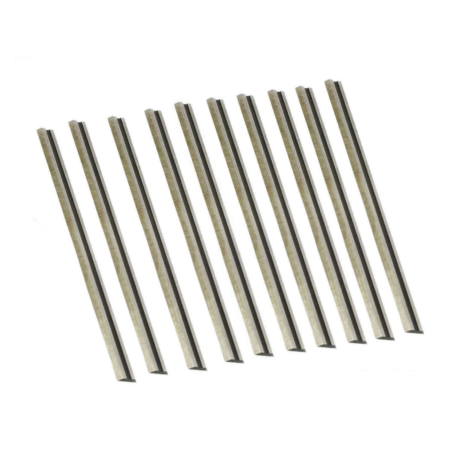 3-1/4" 82mm Tungsten Carbide Portable Planer Knife Blades Replacement for MAKITA, Bosch, DeWalt, Black&Decker, Ryobi (TCT - 10Pack) - Image 1