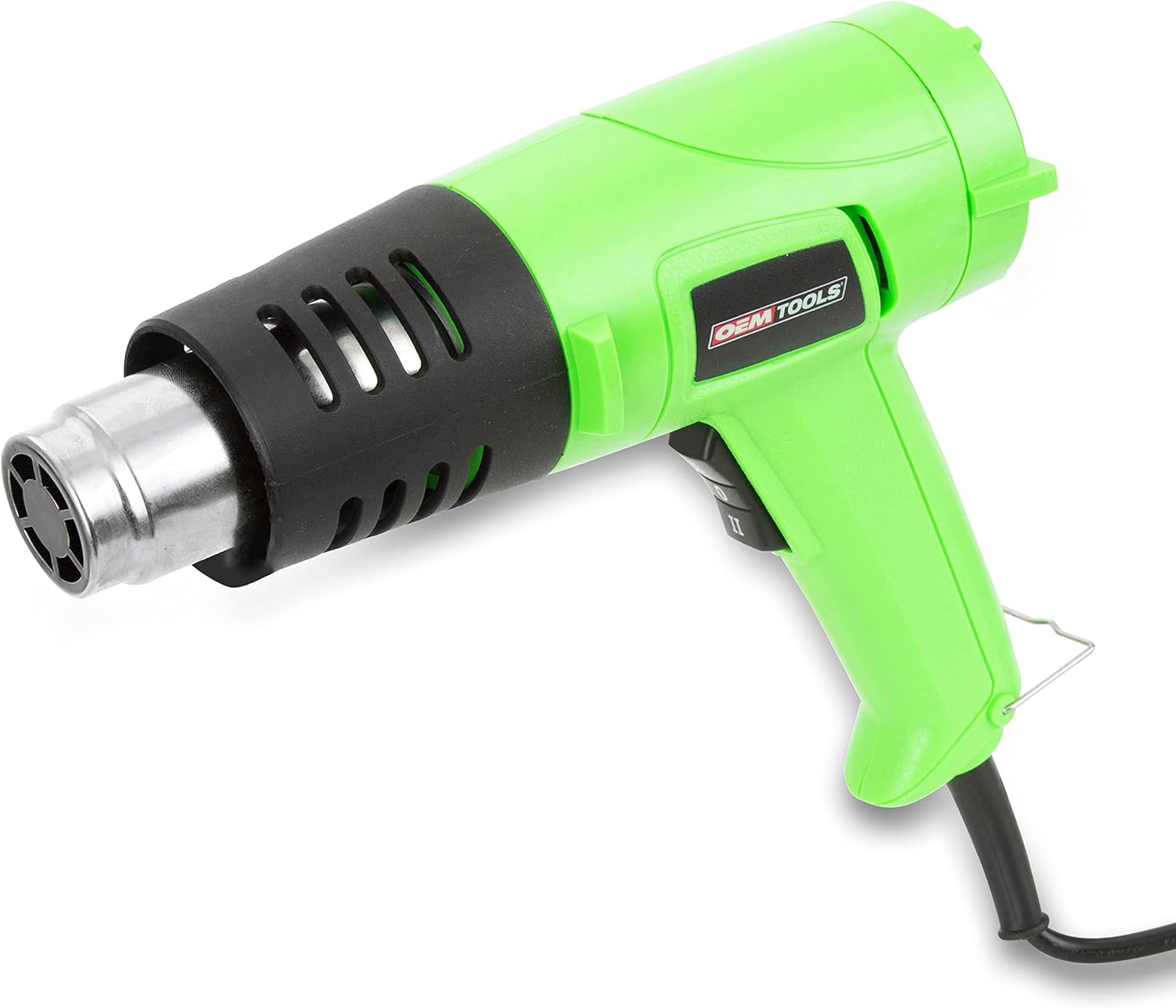 OEMTOOLS 24665 Dual Temperature Heat Gun, 1200W Corded Hot Air Blower, 120V Shop Heat Gun For Vinyl Wrap, Paint, Removing Adhesives, Nuts and Bolts, Crafting, 482F/842F Heating Tool - Image 1